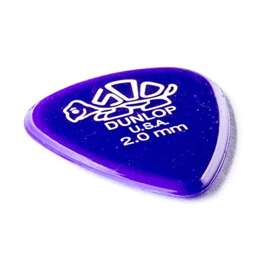 Jim Dunlop Delrin 500 Pick 2.0MM | 12 Pack Guitar Pick for Bass & Guitar thumbnail 3