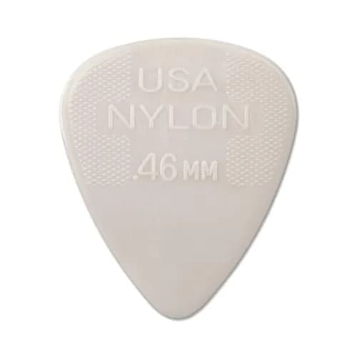 Jim Dunlop Nylon Standard Pick .46MM | Classic Nylon Tone & Flex, Made in USA thumbnail 1