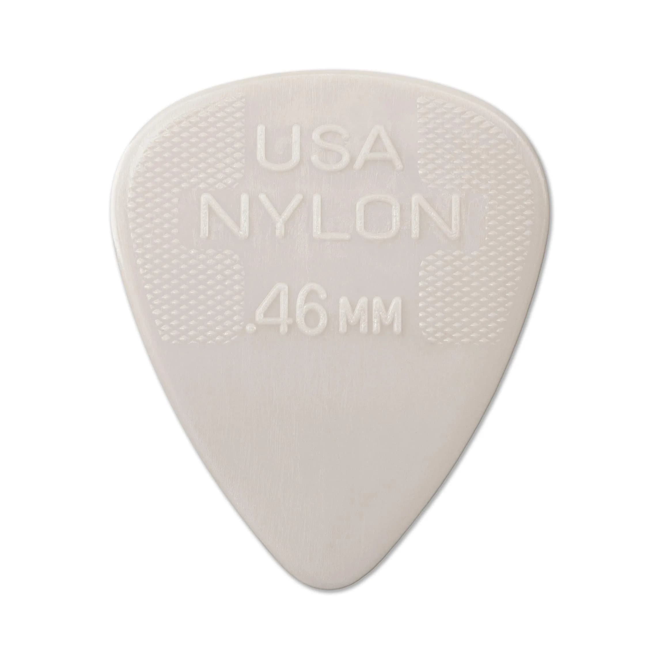 Jim Dunlop Nylon Standard Pick .46MM | Classic Nylon Tone & Flex, Made in USA