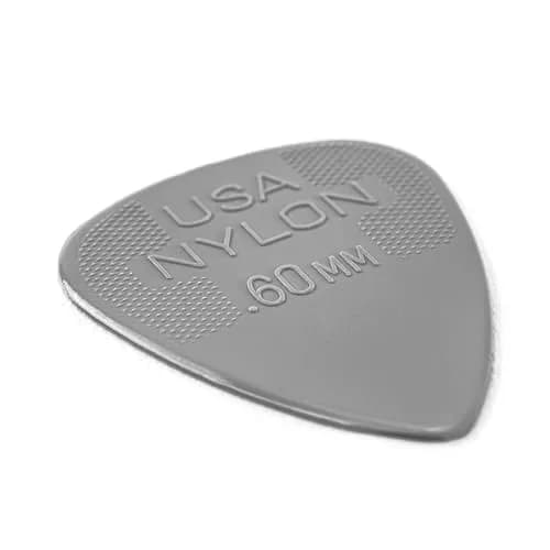Jim Dunlop Nylon Standard Plectrum Light Gray .60mm | Classic Nylon Tone & Durability thumbnail 7