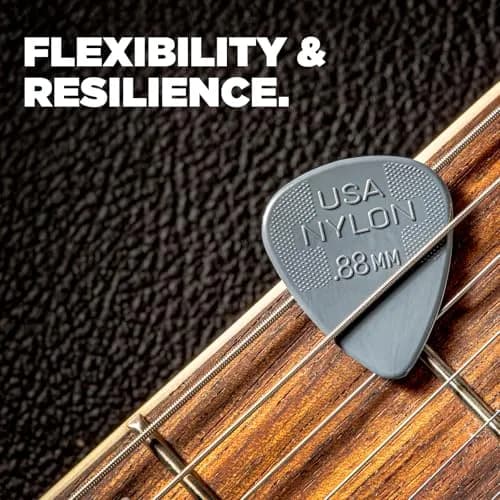 Jim Dunlop Nylon Standard Pick .73MM | Durable, Flexible Guitar Pick with Tactile Grip thumbnail 6