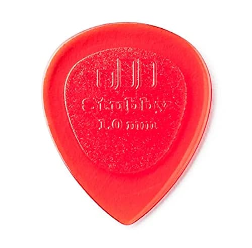 Jim Dunlop Stubby® Red 1.0mm Guitar Picks 24-Pack | Positive Attack for Fast Licks thumbnail 1