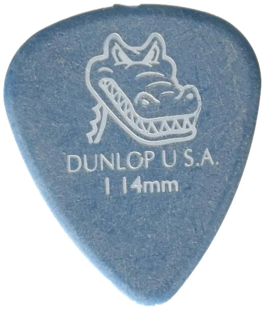 Jim Dunlop Gator Grip® 2.0mm Guitar Picks - 72 Pack | USA-Sourced, Non-Slip Grip — 1.14mm