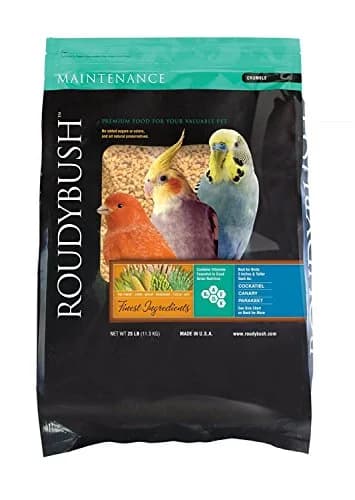 RoudyBush Daily Maintenance Bird Food Crumble Pellets 11.34 kg (25 lb) | Scientifically Formulated for All Life Stages thumbnail 1