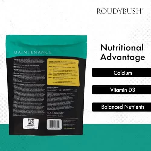 RoudyBush Daily Maintenance Bird Food Small Pellets 1.25 kg (44 oz) | Scientifically Formulated Nutrition thumbnail 5