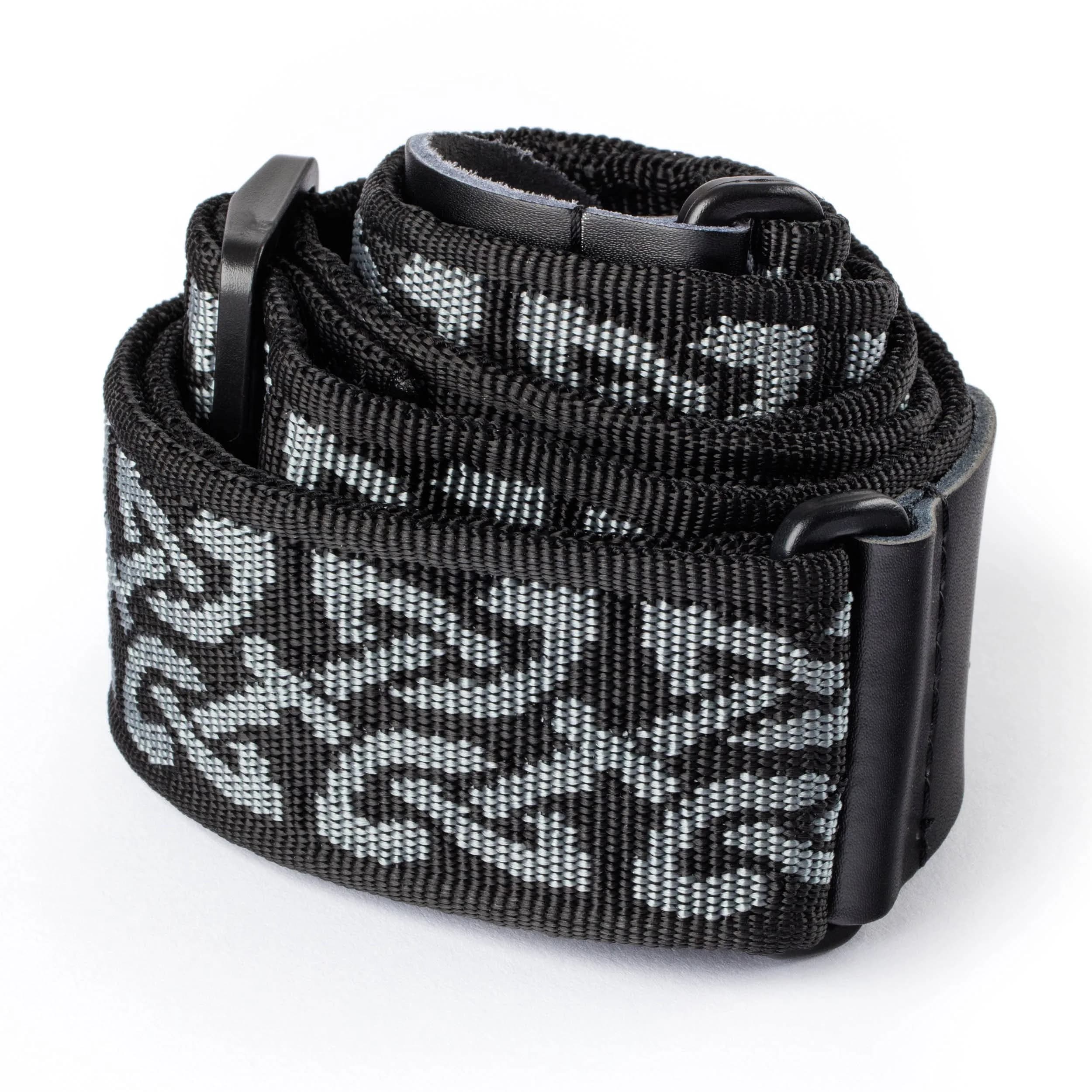 Jim Dunlop Classic Flambe Red Strap | Extra-Long Adjustable Guitar Strap — Celtic Grey