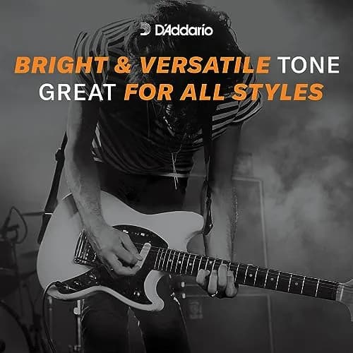D'Addario XL Nickel EXL120+ Electric Guitar Strings 9.5-44 (2.69mm-1.12mm) | Bright Tone, Perfect Intonation thumbnail 5
