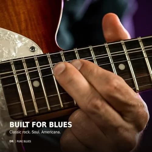 DR Strings Pure Blues Pure Nickel Electric Guitar Strings Light 9-42 | Vintage Tone & Smooth Playability thumbnail 5