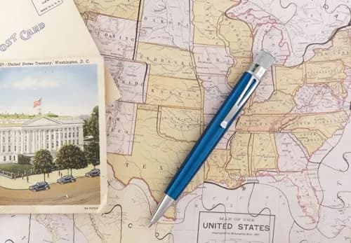 Retro 1951 Tornado™ Classic Lacquer Rollerball Pen - Peacock | Vintage Style, Refillable, 5-Inch thumbnail 6
