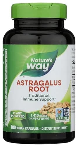 Nature's Way Astragalus Root 180 Capsules | Traditional Immune Support* Vegan, Non-GMO thumbnail 1