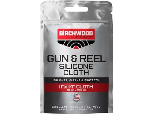 Birchwood Casey Gun & Reel Silicone Cloth 28cm x 35.5cm (11"x14") | Protects Metal, Wood & Plastic Surfaces thumbnail 1