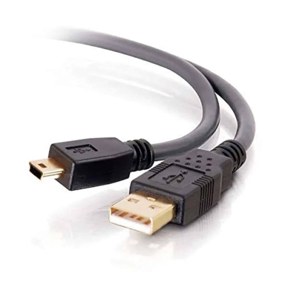 C2G Legrand USB 2.0 A to Mini-B Male Cable 5m (16.4ft) Black | High-Speed Data Transfer 480 Mbps - main product image