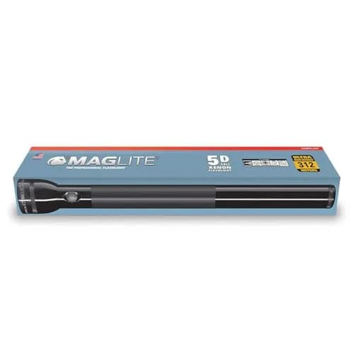 Maglite Heavy-Duty Incandescent 5-Cell D Flashlight, Black | 151 Lumens, 44cm (17.32") Length thumbnail 2