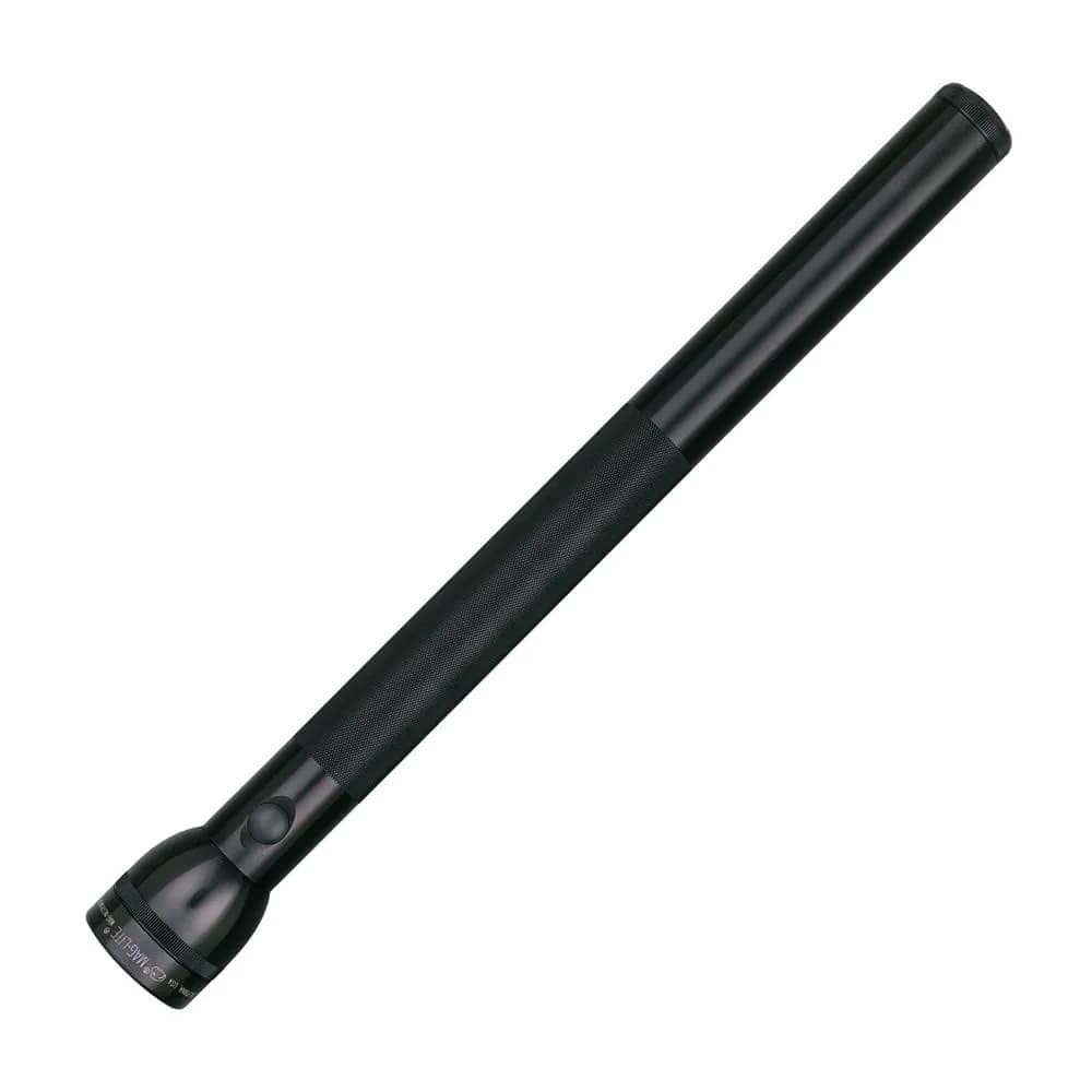 MagLite Heavy-Duty Incandescent 4-Cell D Flashlight | Black, Water-Resistant, Made in USA — Black