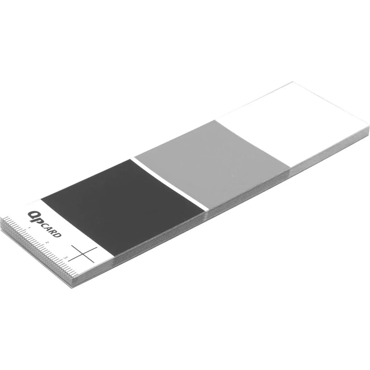 QpCARD QpCard 101, 3 Cards with Black / Gray / White Colors | Neutral White Balance Aid