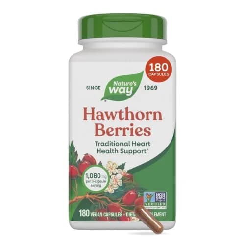 Nature's Way Hawthorn Berries 180 Count thumbnail 1