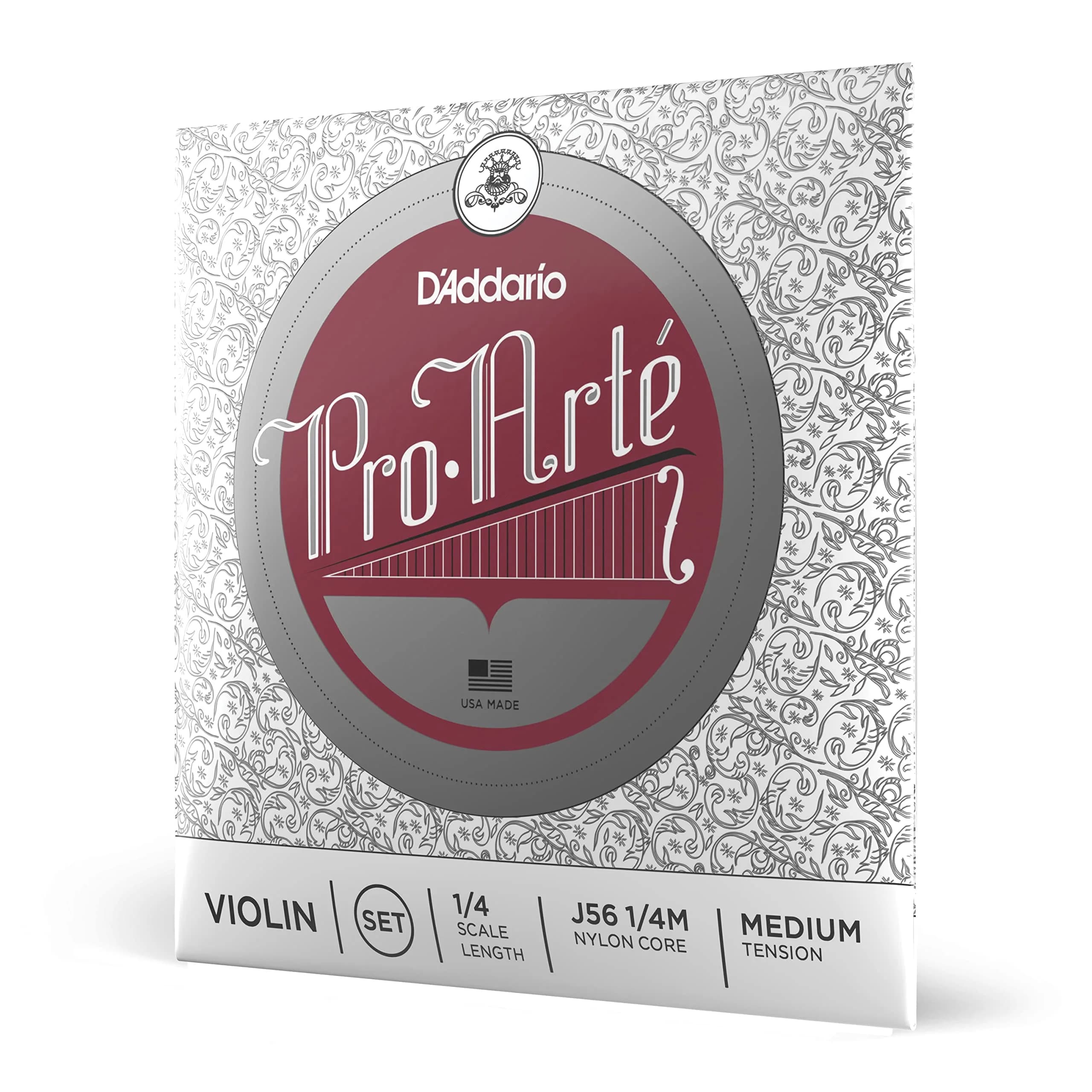 D'Addario Pro-Arte Violin Single A String 1/2 Scale Medium Tension | Warm Mellow Tone — 1/4 Scale