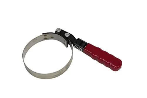 Lisle 53250 Large Swivel Grip Oil Filter Wrench 112.7mm (4.5in) | Swivels to Clear Obstructions thumbnail 1
