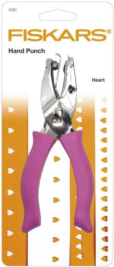 Fiskars 1/4" Heart Shape Paper Hole Punch Pink | Crafts & Cardstock Puncher thumbnail 8