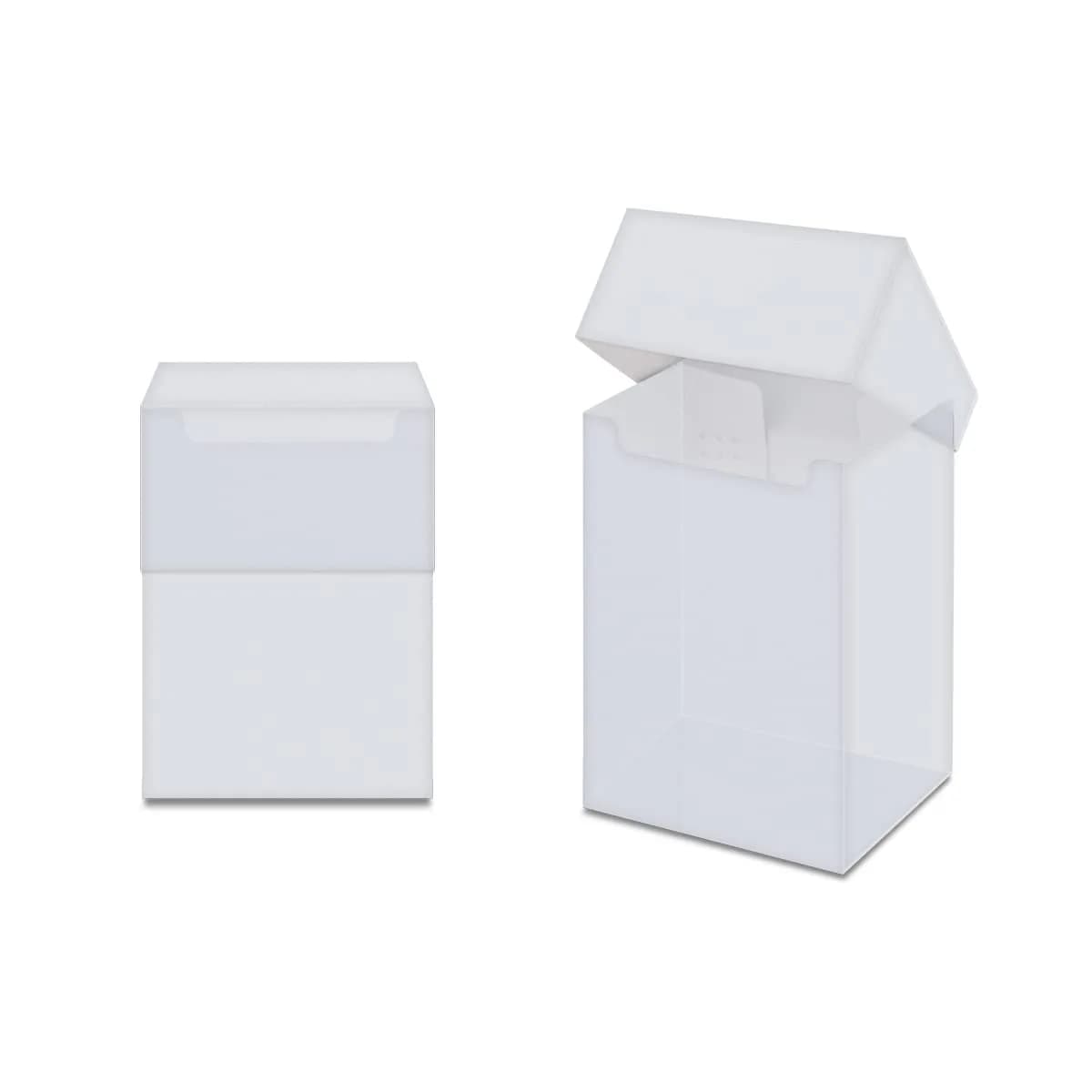Ultra Pro 80 Card Deck Box - Clear | Holds 80 Cards in Deck Protectors