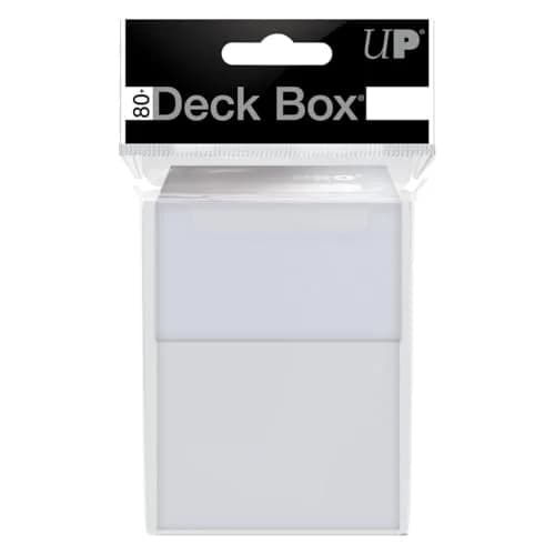 Ultra Pro 80 Card Deck Box - Clear | Holds 80 Cards in Deck Protectors thumbnail 2