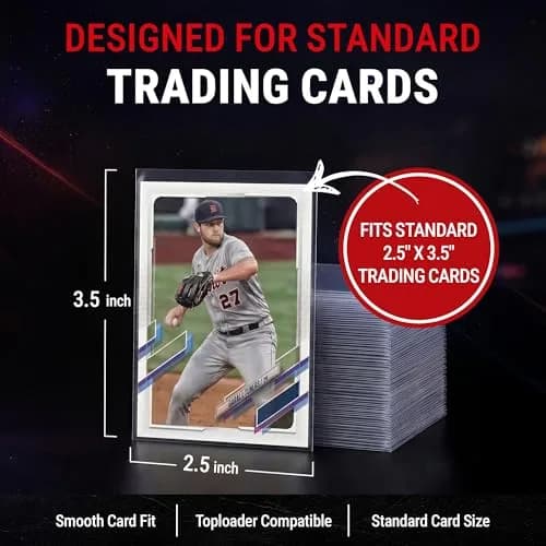 Ultra Pro Premium Clear Card Sleeves 2.5" x 3.5" 100 Pack | Archival Grade Acid-Free Non-PVC thumbnail 5
