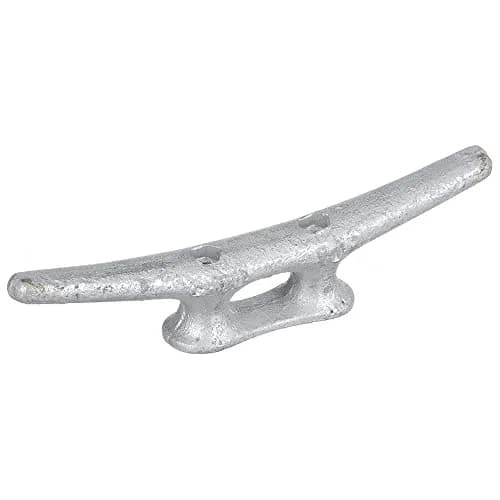 SEACHOICE 6-inch Galvanized Gray Iron Open Base Dock Cleat | 15.2 cm (6 in.) thumbnail 1