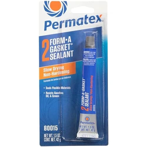 Permatex Form-A-Gasket #2 Sealant Black 44.36 ml (1.5 Fl Oz.) | Non-Hardening for Cut Gaskets thumbnail 1