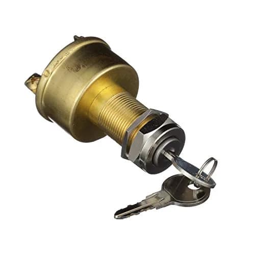 Seachoice 3-Position Heavy Duty Ignition Starter Switch | Brass, 1-7/32" Mount, 3 Terminals thumbnail 4