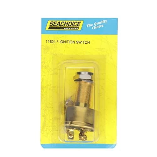 Seachoice 3-Position Heavy Duty Ignition Starter Switch | Brass, 1-7/32" Mount, 3 Terminals thumbnail 5