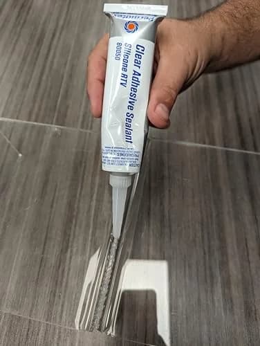 Permatex Clear RTV Silicone Adhesive Sealant 3 oz | Waterproof, Flexible, Indoor & Outdoor Bonding thumbnail 4