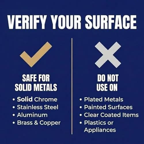 Flitz Metal Polish Paste - 2lb Can for Solid Chrome, Stainless Steel, Aluminum | Non-Abrasive Light Oxidation Support thumbnail 4