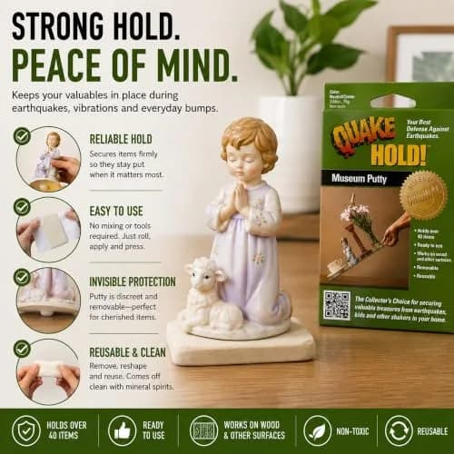 QuakeHold! Museum Putty 75g (2.64 oz) | Secure Collectibles on Any Surface thumbnail 3