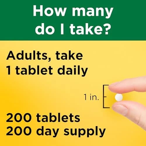 Nature Made Magnesium Oxide 250 mg Tablets | 200 Count (Pack of 1) thumbnail 5