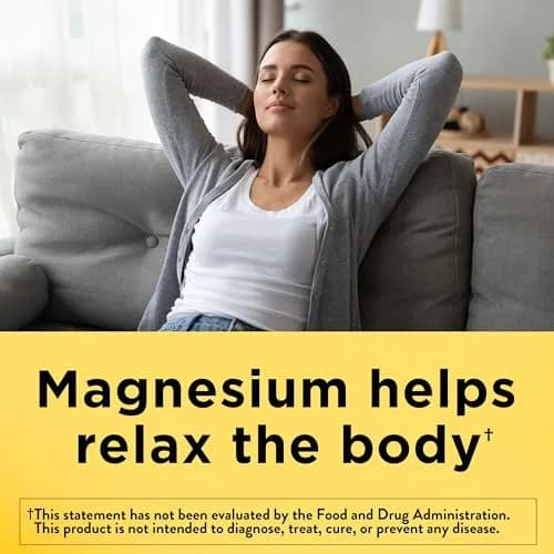 Nature Made Magnesium Oxide 250 mg Tablets | 200 Count (Pack of 1) thumbnail 3