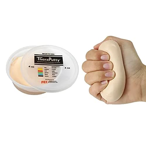 CanDo TheraPutty Standard Hand Exercise Putty XX-Soft (3 oz / 85 g) | For Rehabilitation and Grip Strengthening thumbnail 1