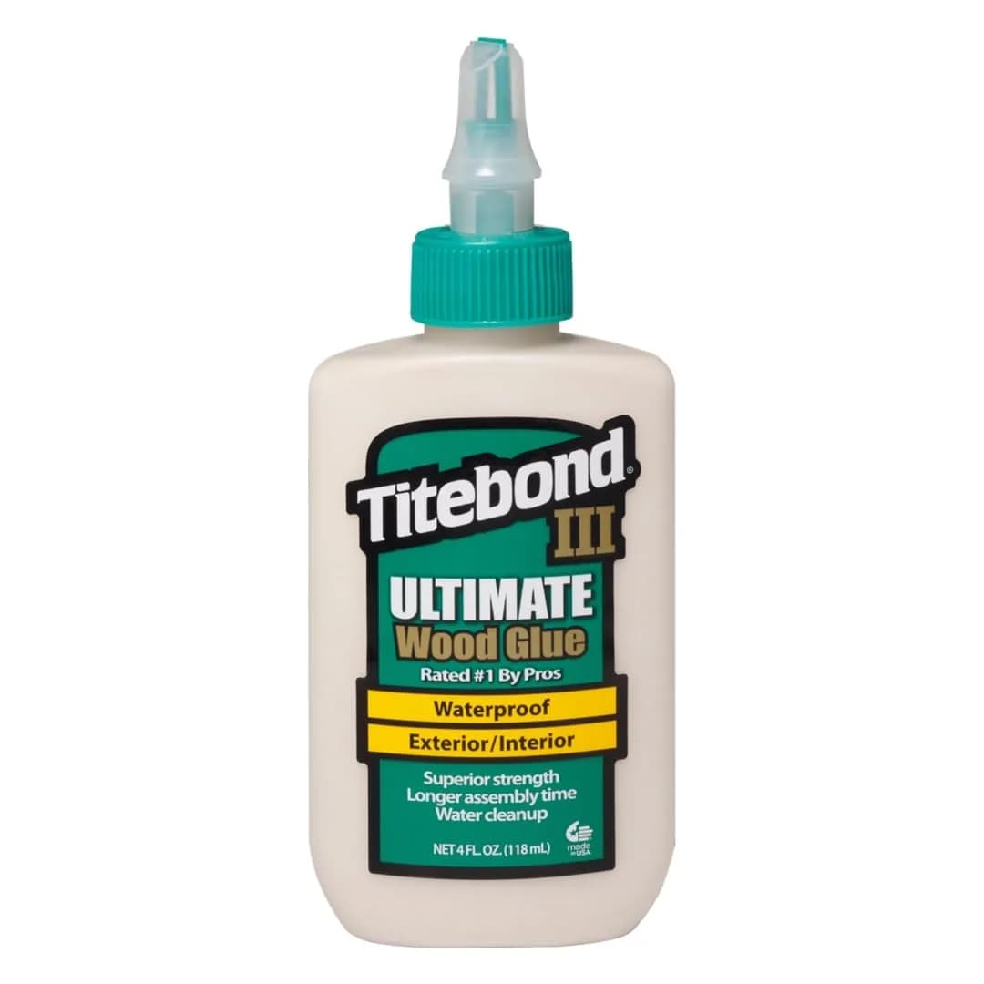 Titebond III Ultimate Wood Glue 118 ml (4 Fl Oz) | Waterproof, Tan, High Viscosity - main product image