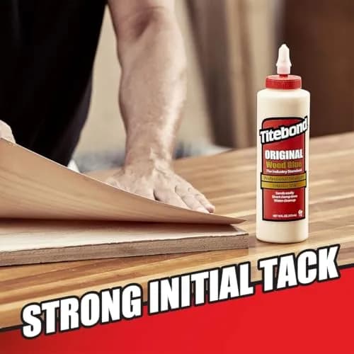 Titebond Original Wood Glue 5063, Industry Standard, 8 fl oz (237 ml) Bottle | Bonds Stronger Than Wood thumbnail 2