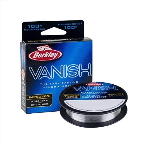 Berkley Vanish Fluorocarbon Fishing Line, Clear, 14lb (6.3kg) | 100m (110yd) Invisible Underwater thumbnail 1