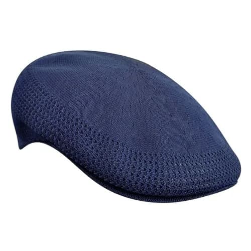 Kangol Tropic Ventair 504 Cap Navy XX-Large | Iconic Ventair Pattern, Lightweight Tropic Yarn thumbnail 5