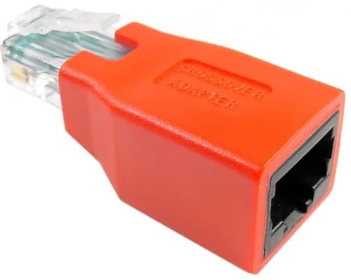 Cables Unlimited Cat6 Crossover Adapter | EIA/TIA Cat6 Compliant, Red, Lifetime Warranty - main product image