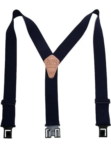 PERRY SUSPENDERS™ 2" Original Suspenders, Navy | Durable Belt Hook Design for Men thumbnail 4