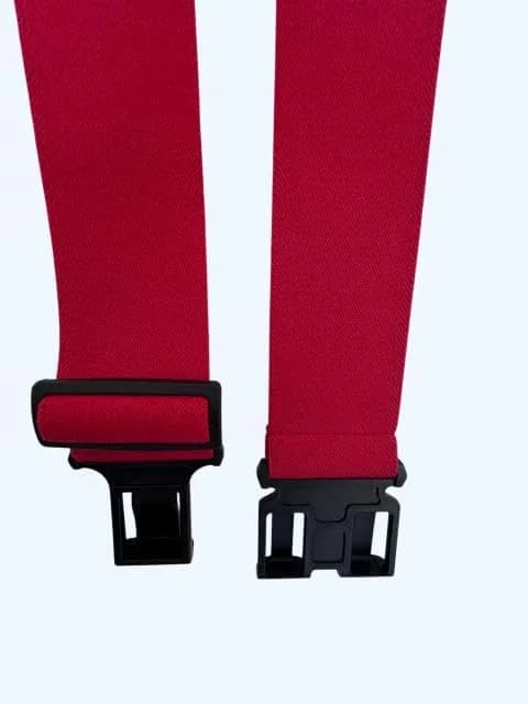 PERRY SUSPENDERS™ 2" Original Suspenders, Red | Durable Belt Hook Design for All-Day Comfort thumbnail 7