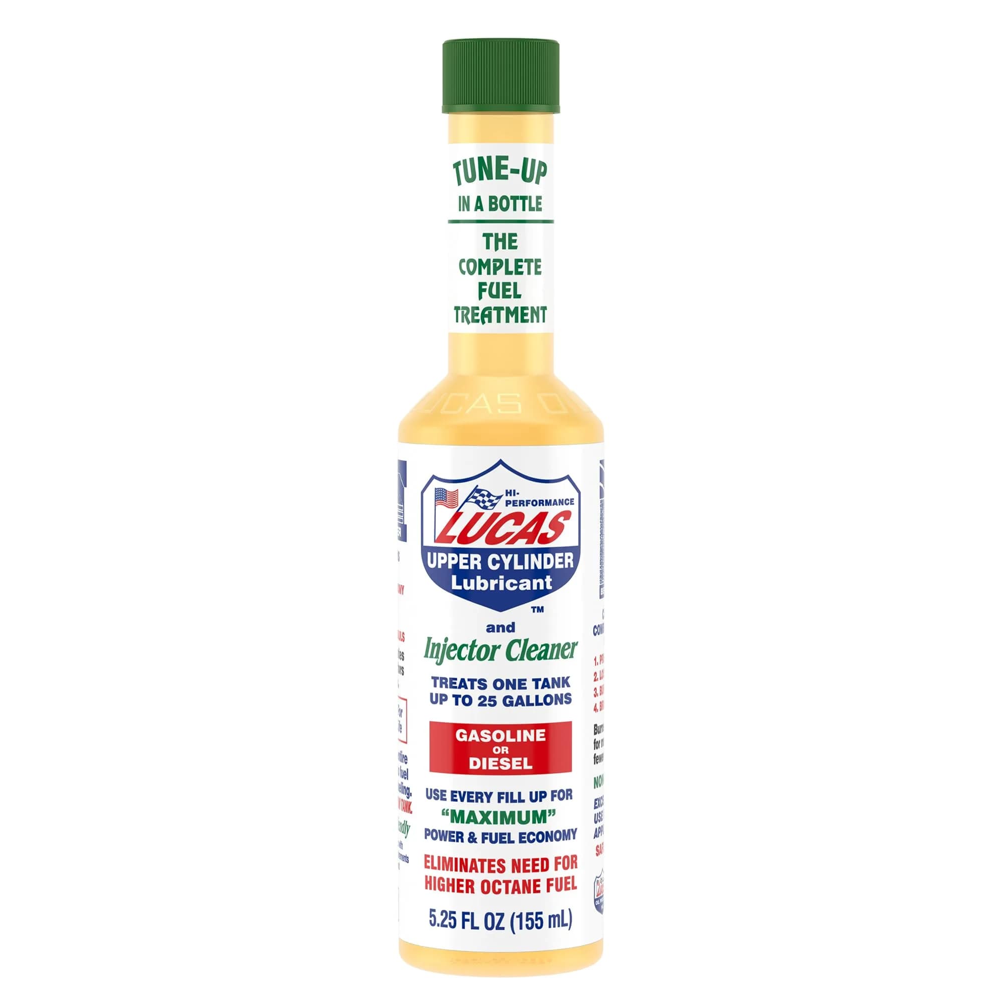 Lucas Oil Upper Cylinder Lube & Fuel Treatment 155ml (5.25 fl oz) | Boosts Power & MPG - main product image