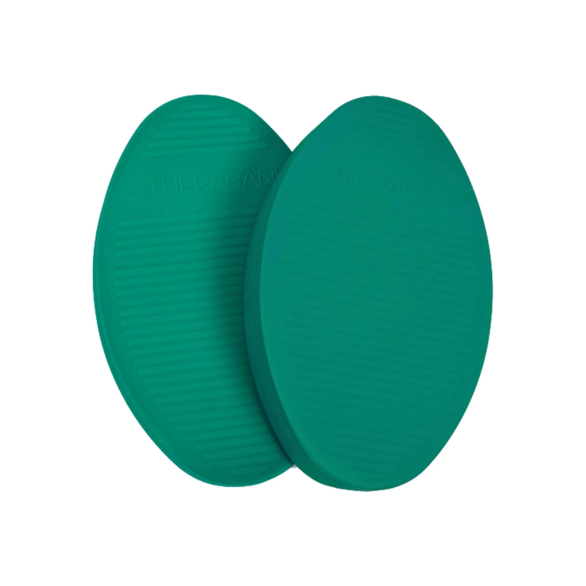 THERABAND Stability Trainer Pad, Advanced, Extra Soft Black Balance Pad | Supports Core & Balance Training — Green - Firm- Beginner