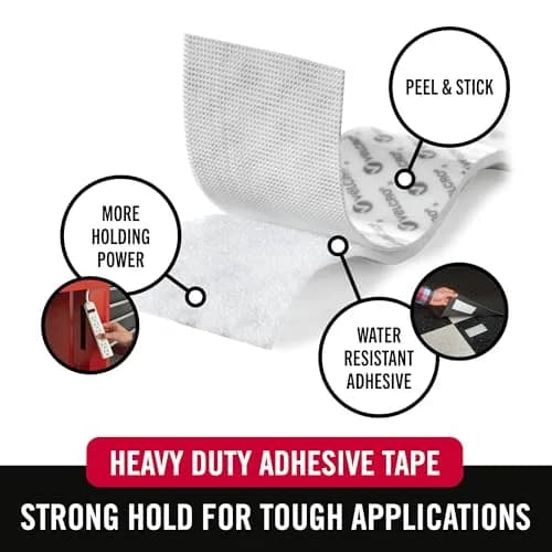 VELCRO Brand 90198 Industrial Strength Tape 15ft x 2in | Heavy Duty Indoor & Outdoor Use thumbnail 2