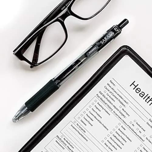 Zebra Pen SARASA X20 Retractable Gel Pen 0.5mm | Fast-Dry, Left-Hand Friendly, 12-Pack thumbnail 3