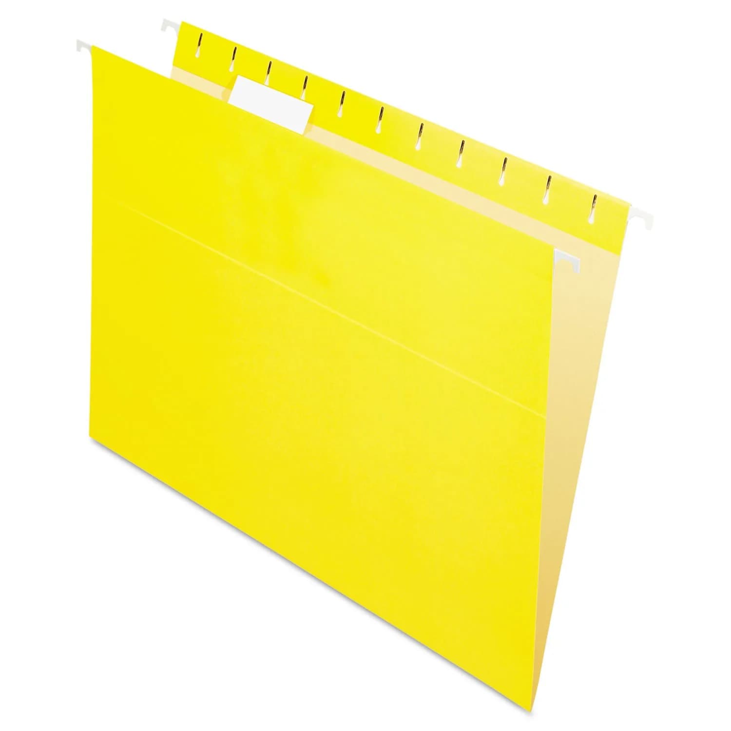 Pendaflex Recycled Hanging Folders Letter Size | Blue 1/5 Cut, 25/Box — Yellow