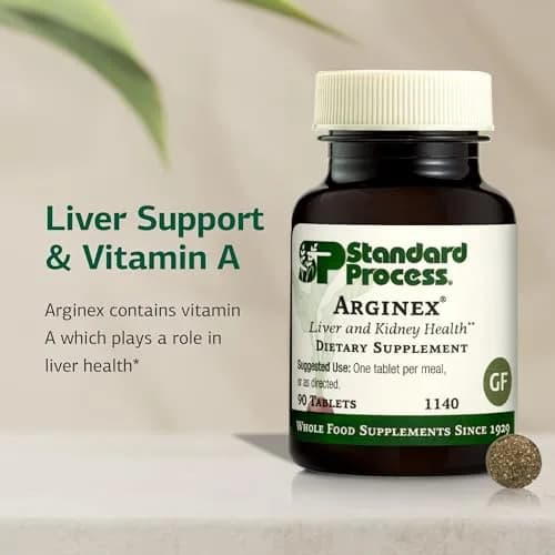 Standard Process Arginex 90 Tablets | Supports Liver & Kidney Health with Whole-Food Phytonutrients thumbnail 3