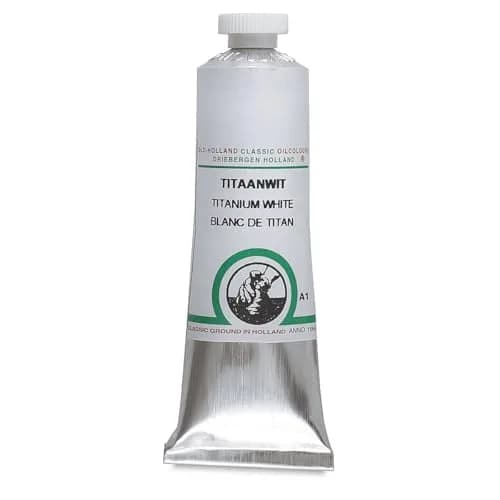 Old Holland Oil 40Ml Titanium White | Lightfast, Heavy Pigment Oil Paint thumbnail 1